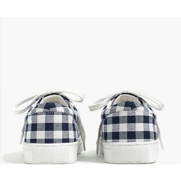 J. Crew Gingham Road Trip Sneakers - Picture 4 of 5